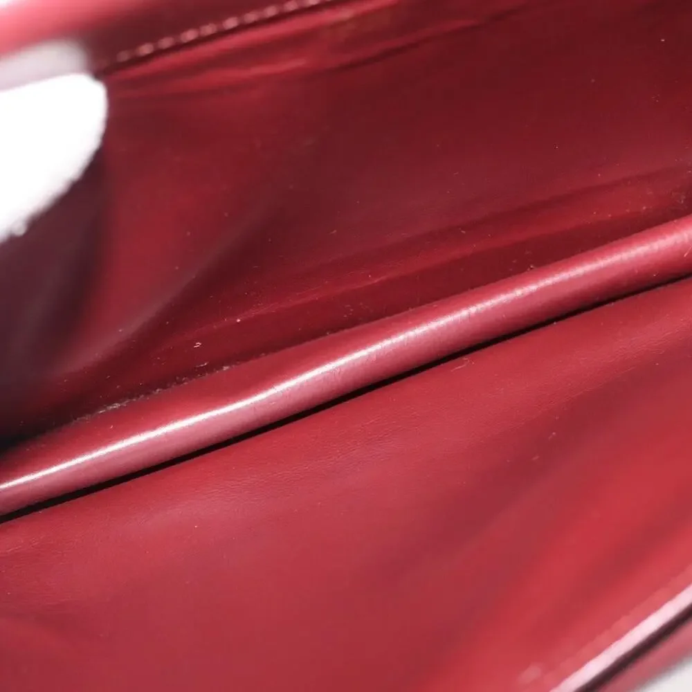 Cartier Leather Must Line Clutch Bag Bordeaux Gold